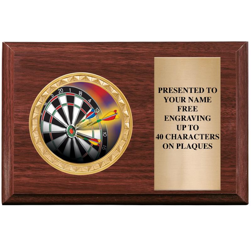 6" X 4" WOOD INSERT PLQ