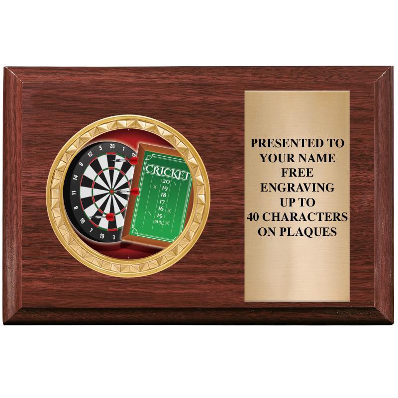 6" X 4" WOOD INSERT PLQ