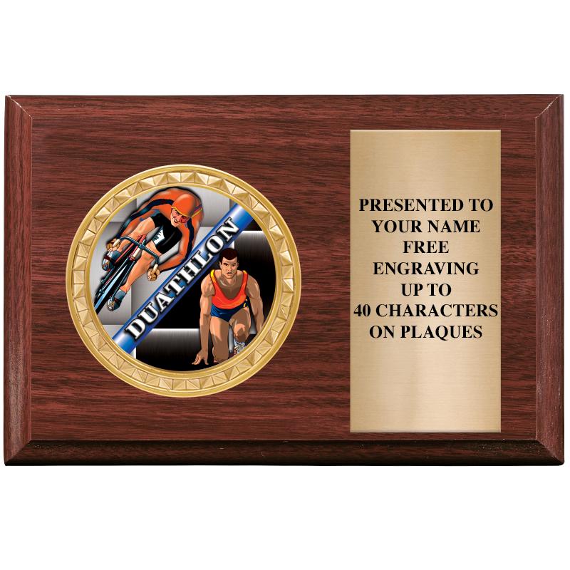 6" X 4" WOOD INSERT PLQ