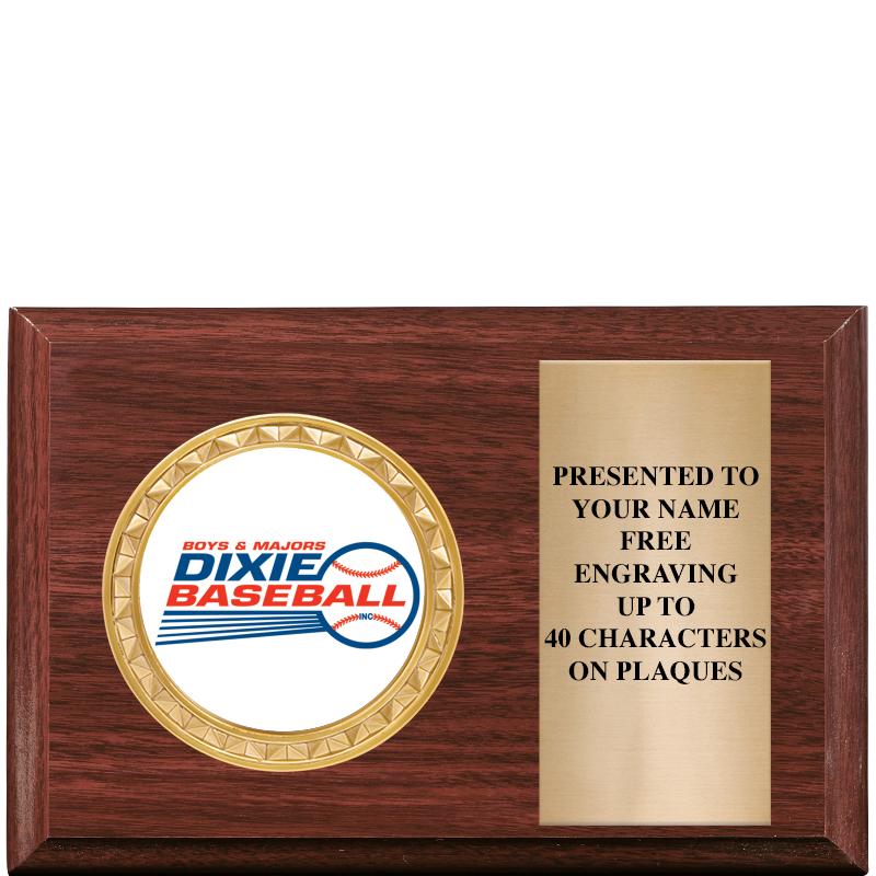 6" X 4" WOOD INSERT PLQ