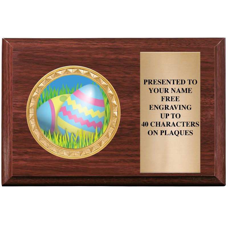 6" X 4" WOOD INSERT PLQ