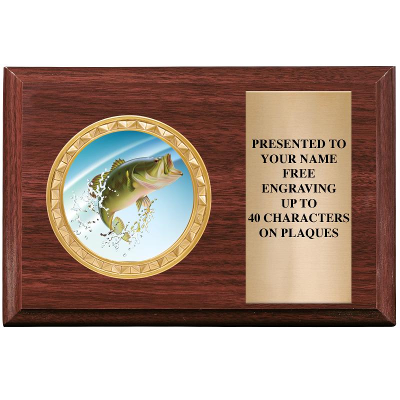 6" X 4" WOOD INSERT PLQ