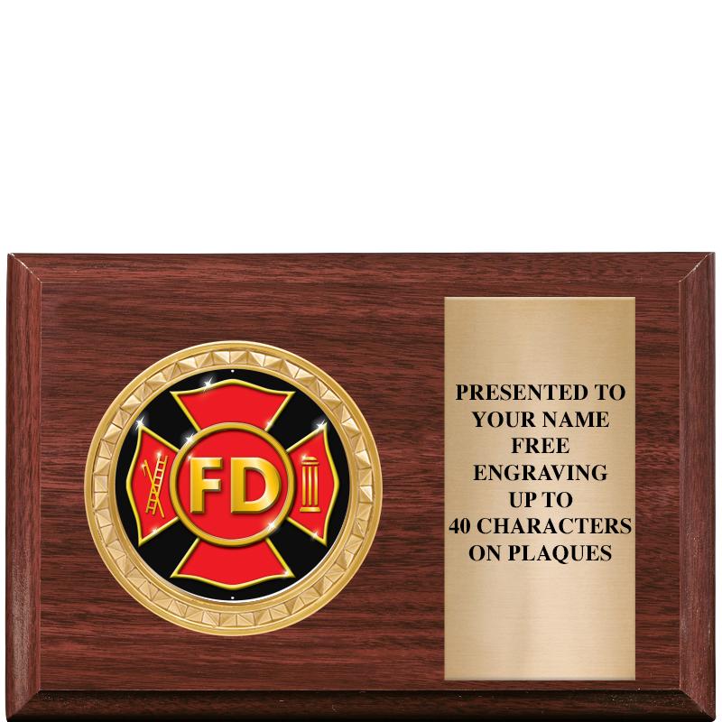 6" X 4" WOOD INSERT PLQ