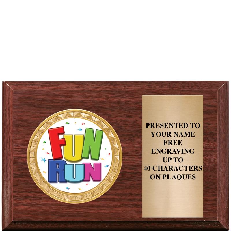 6" X 4" WOOD INSERT PLQ