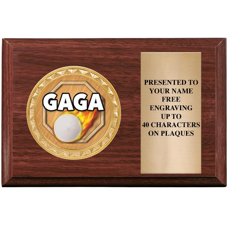 6" X 4" WOOD INSERT PLQ