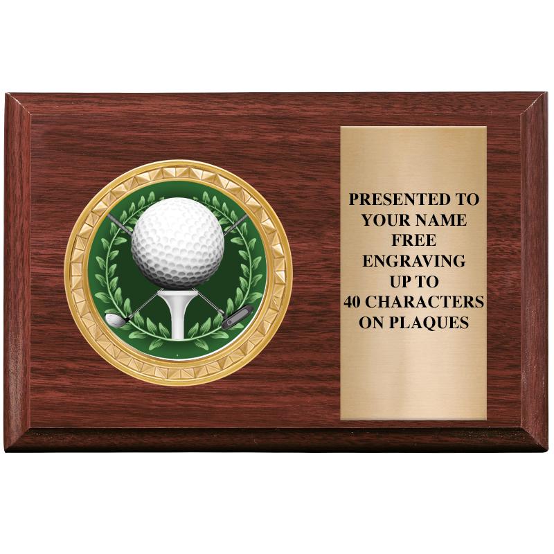6" X 4" WOOD INSERT PLQ