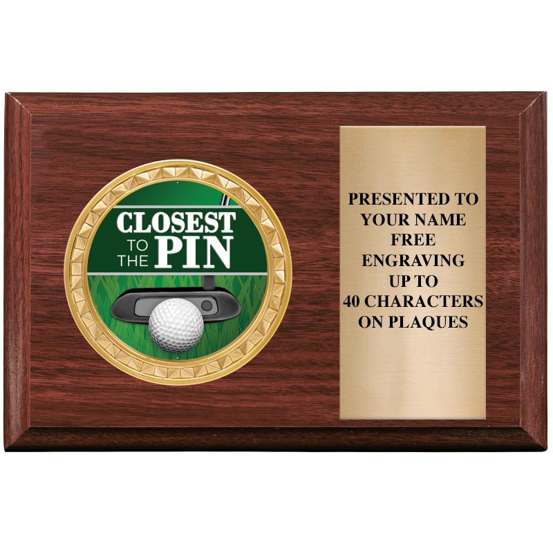 6" X 4" WOOD INSERT PLQ