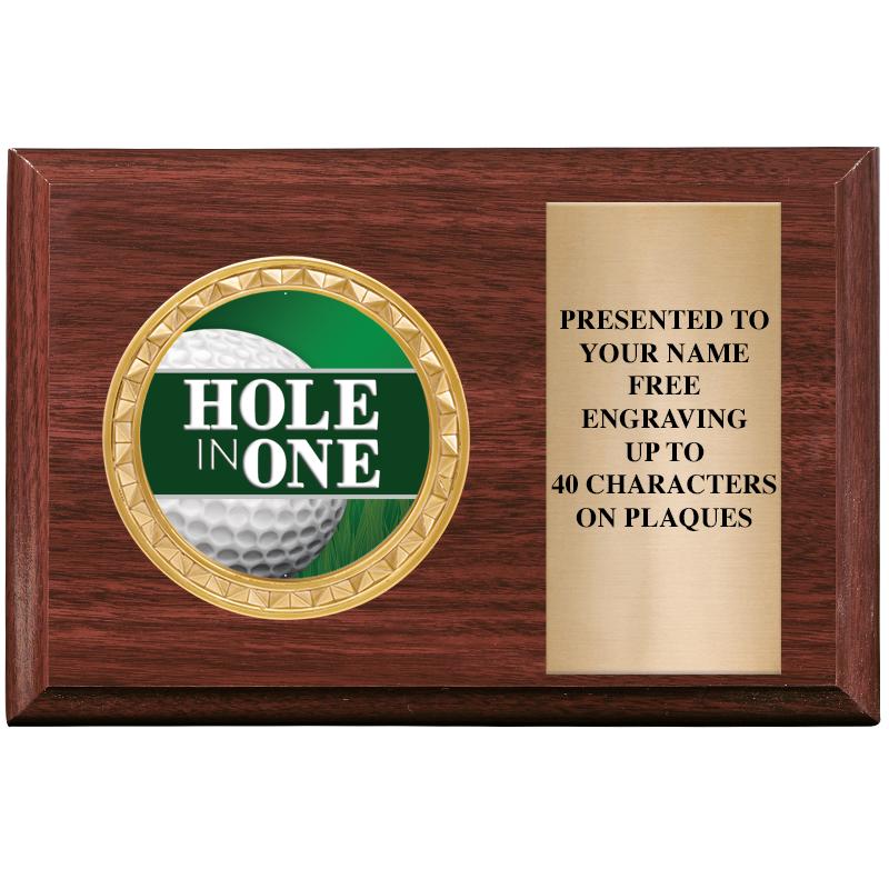 6" X 4" WOOD INSERT PLQ