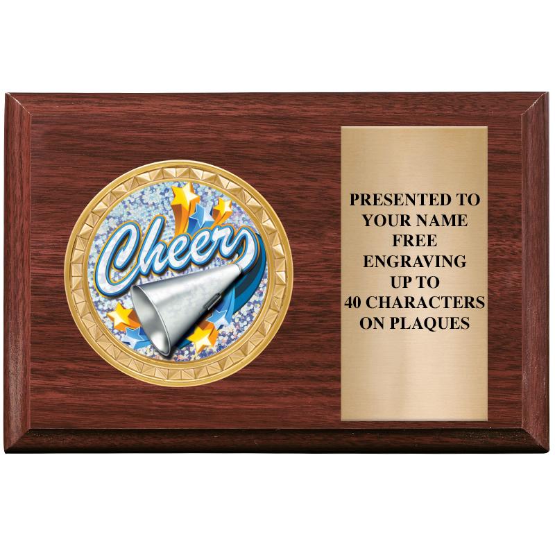 6" X 4" WOOD INSERT PLQ