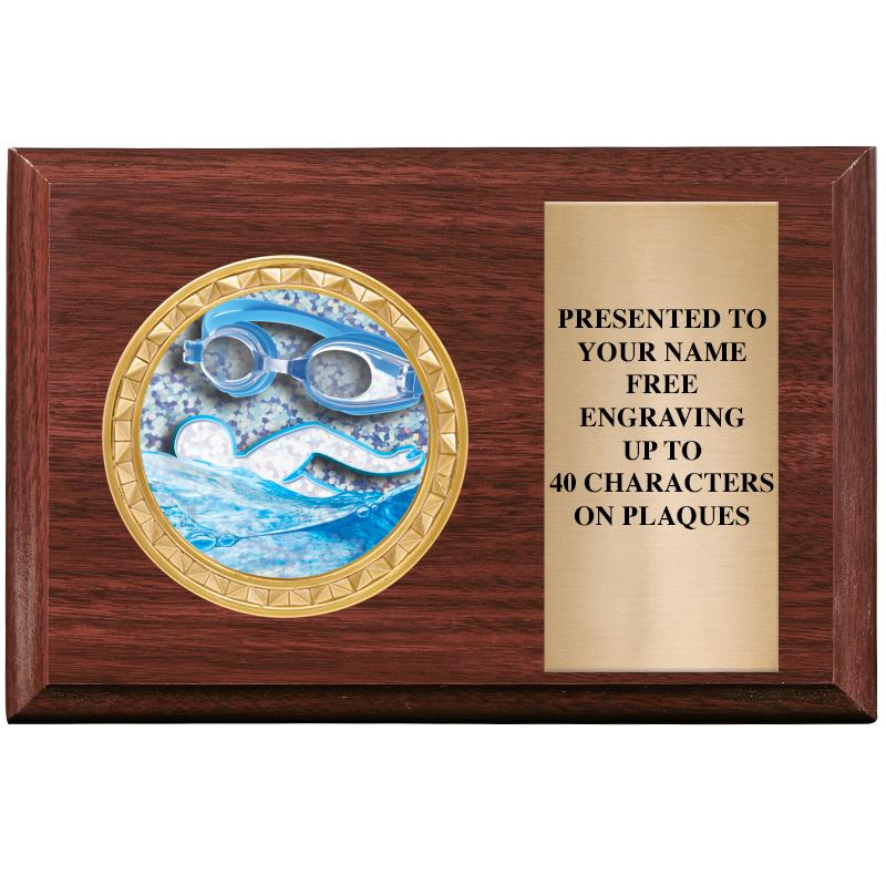 6" X 4" WOOD INSERT PLQ