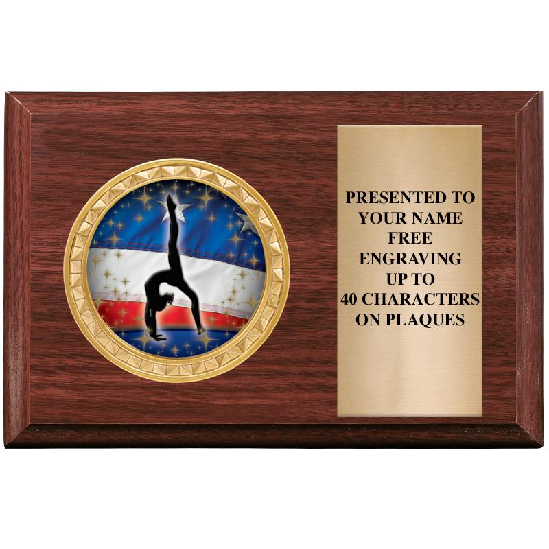 6" X 4" WOOD INSERT PLQ
