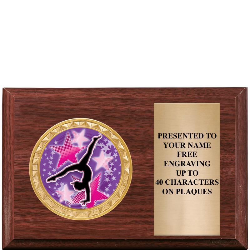 6" X 4" WOOD INSERT PLQ