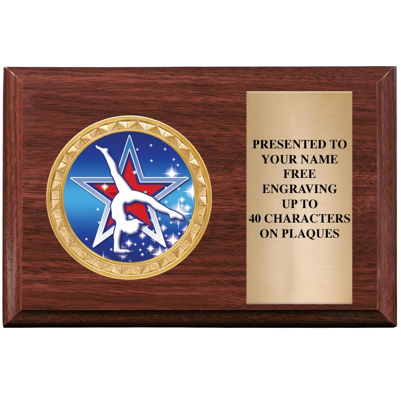 6" X 4" WOOD INSERT PLQ