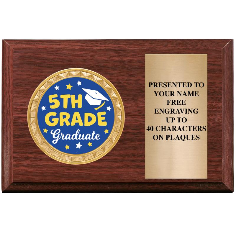 6" X 4" WOOD INSERT PLQ