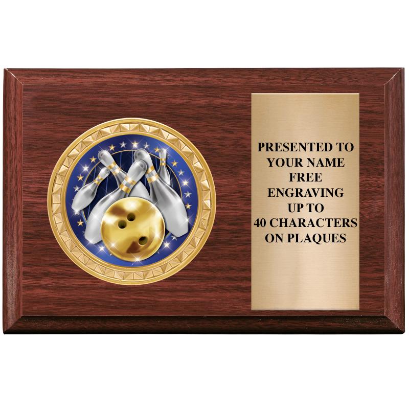 6" X 4" WOOD INSERT PLQ