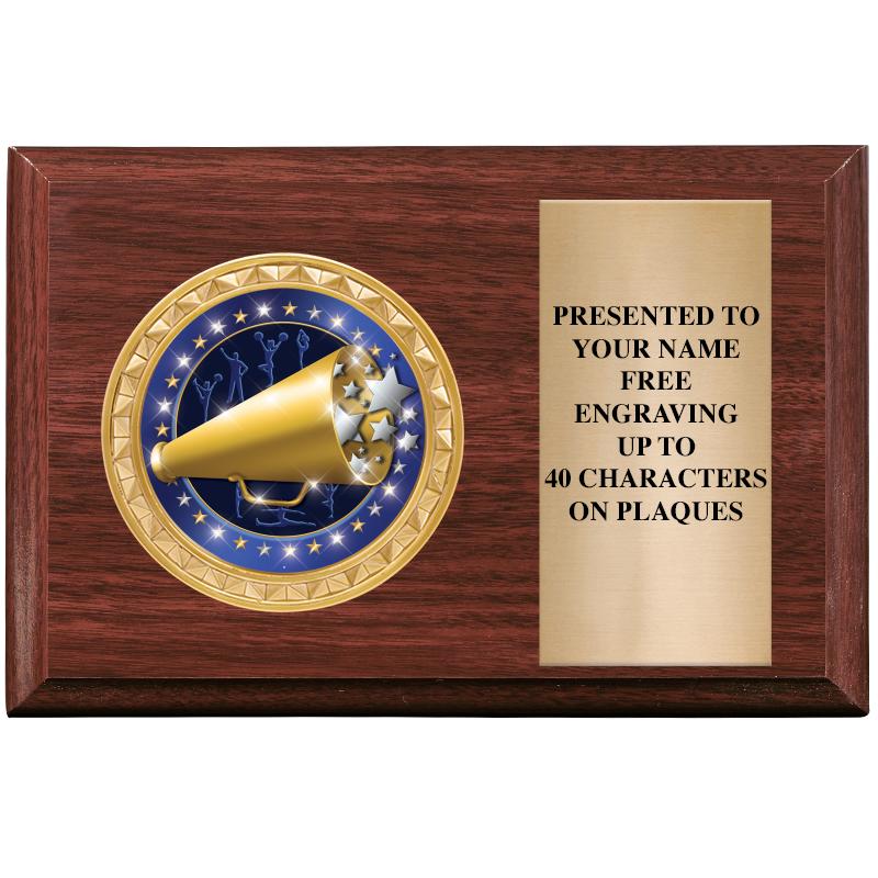 6" X 4" WOOD INSERT PLQ