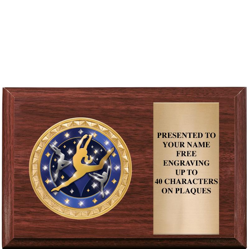 6" X 4" WOOD INSERT PLQ