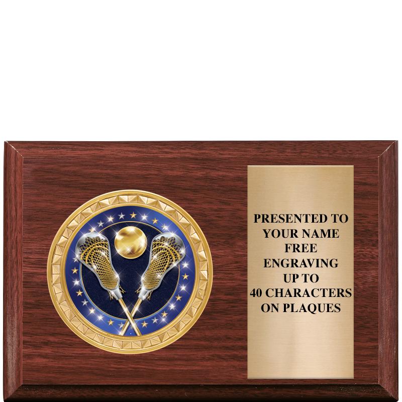 6" X 4" WOOD INSERT PLQ