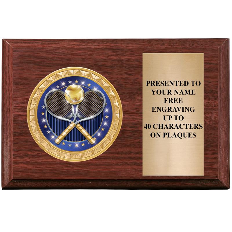 6" X 4" WOOD INSERT PLQ