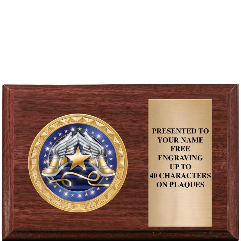 6" X 4" WOOD INSERT PLQ