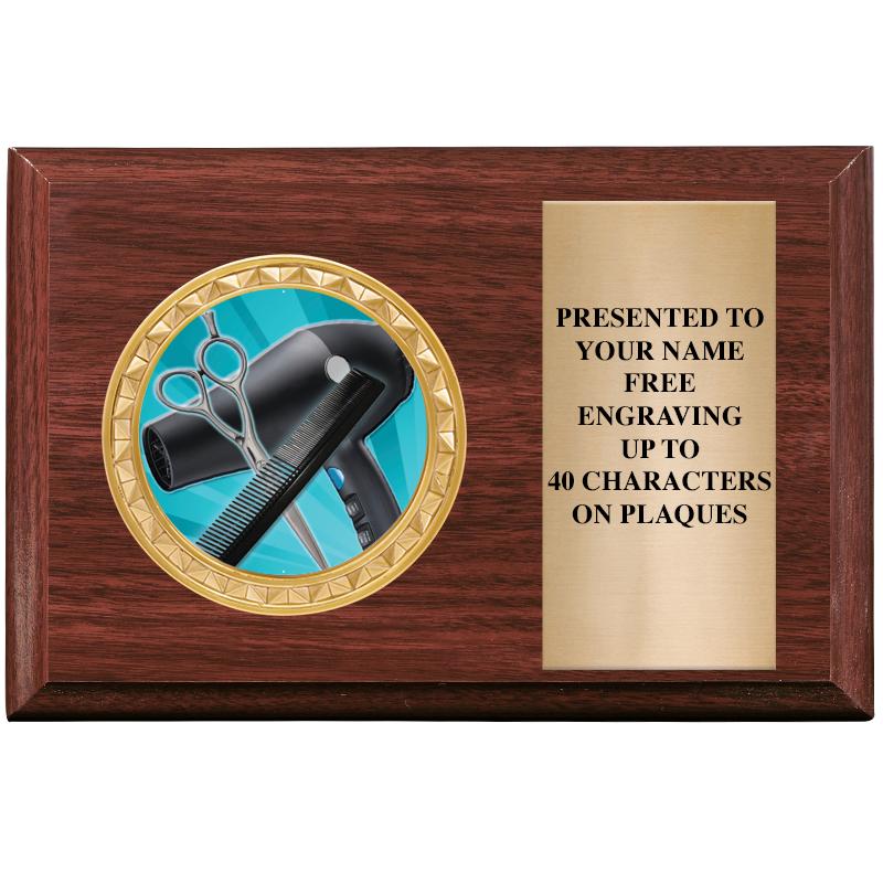 6" X 4" WOOD INSERT PLQ