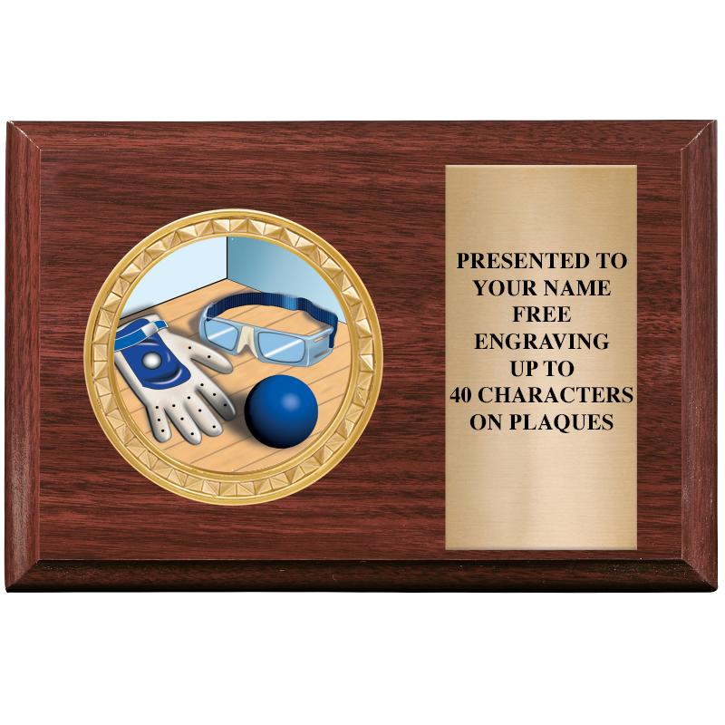 6" X 4" WOOD INSERT PLQ