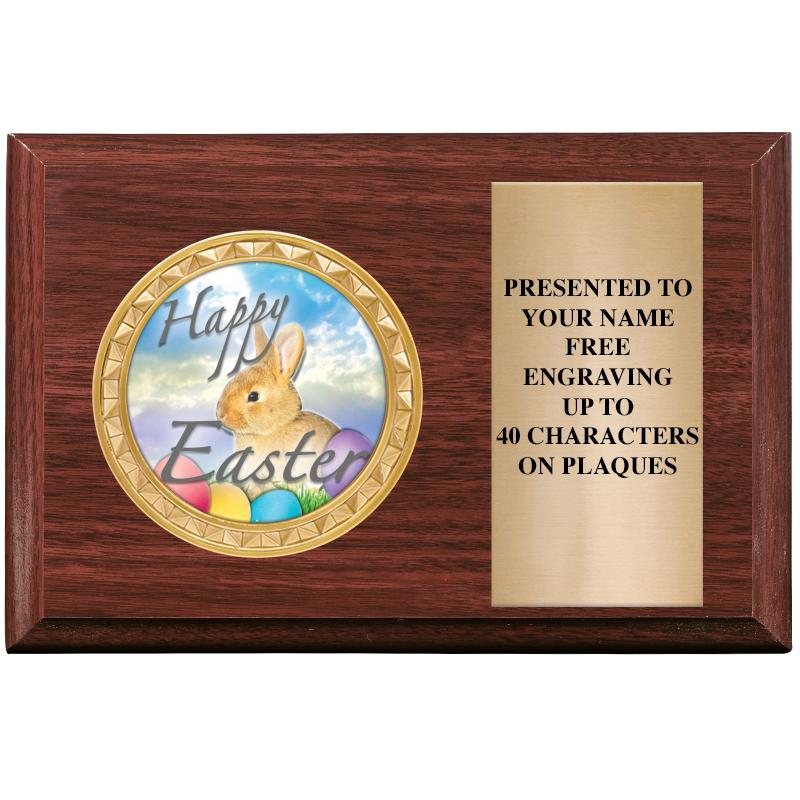 6" X 4" WOOD INSERT PLQ