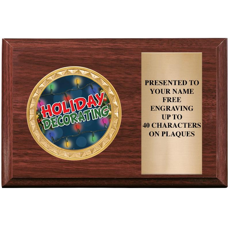 6" X 4" WOOD INSERT PLQ