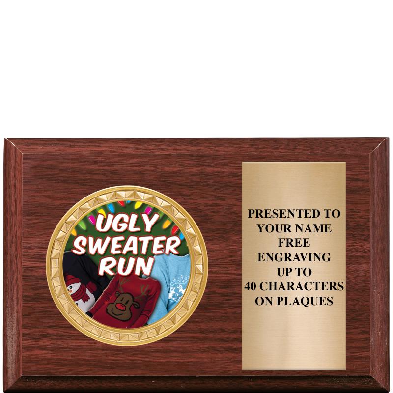 6" X 4" WOOD INSERT PLQ