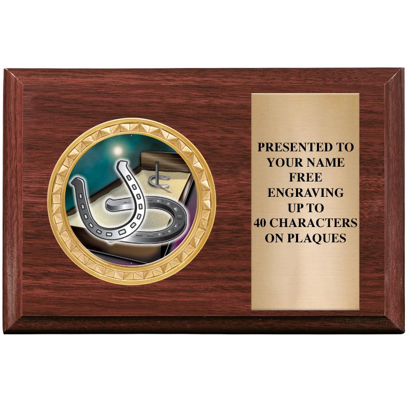 6" X 4" WOOD INSERT PLQ