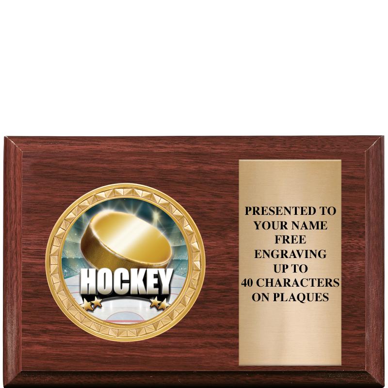 6" X 4" WOOD INSERT PLQ