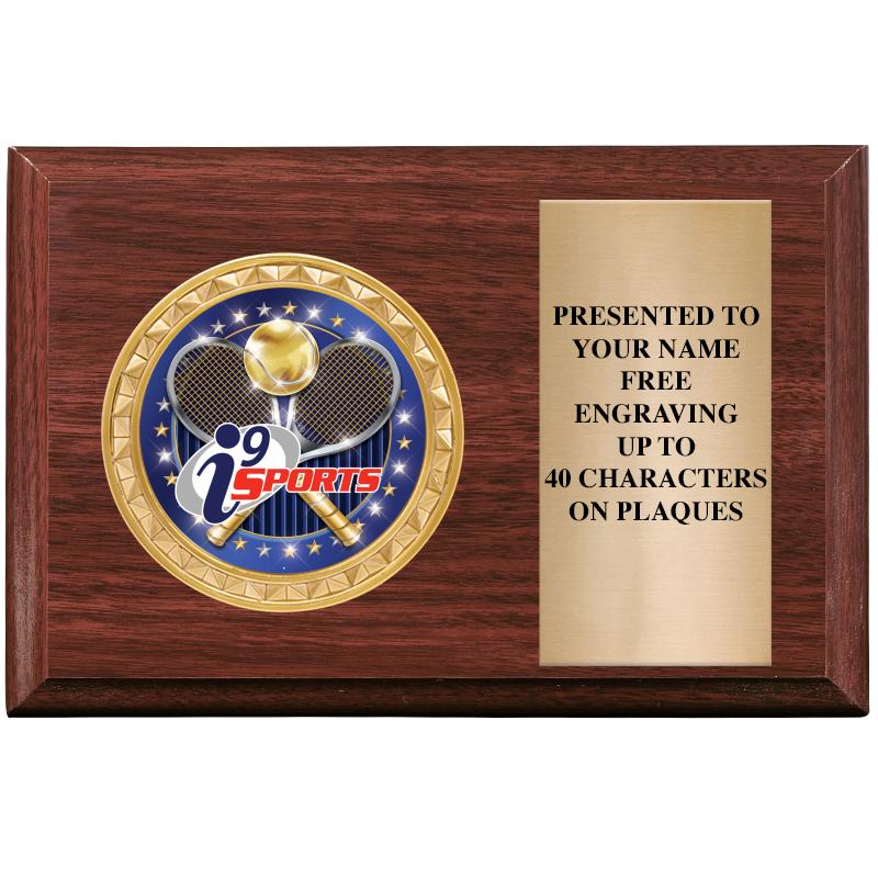 6" X 4" WOOD INSERT PLQ