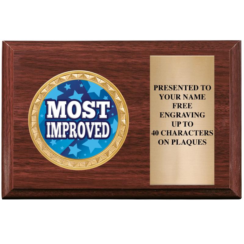 6" X 4" WOOD INSERT PLQ