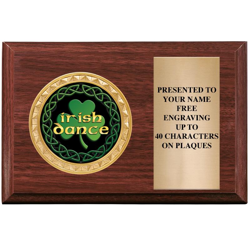 6" X 4" WOOD INSERT PLQ