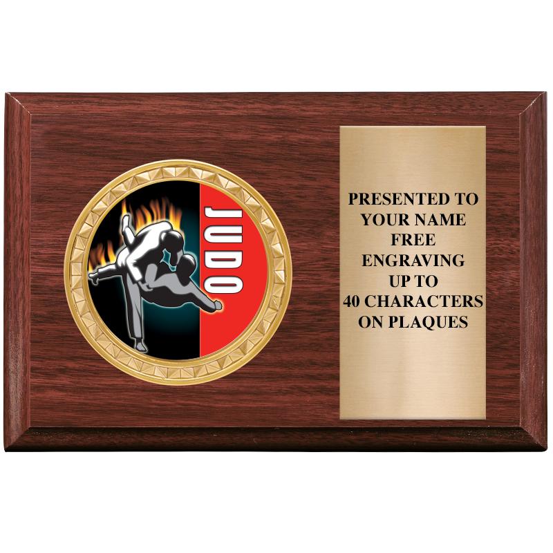 6" X 4" WOOD INSERT PLQ