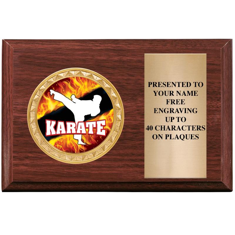 6" X 4" WOOD INSERT PLQ