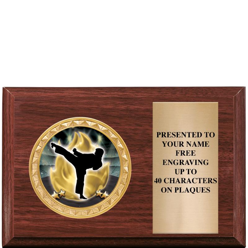 6" X 4" WOOD INSERT PLQ