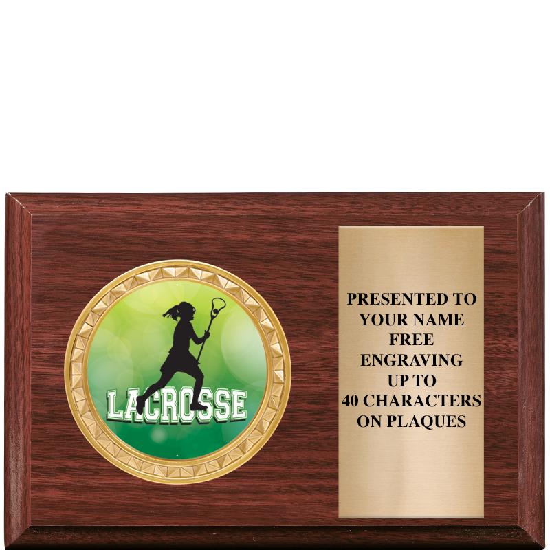 6" X 4" WOOD INSERT PLQ