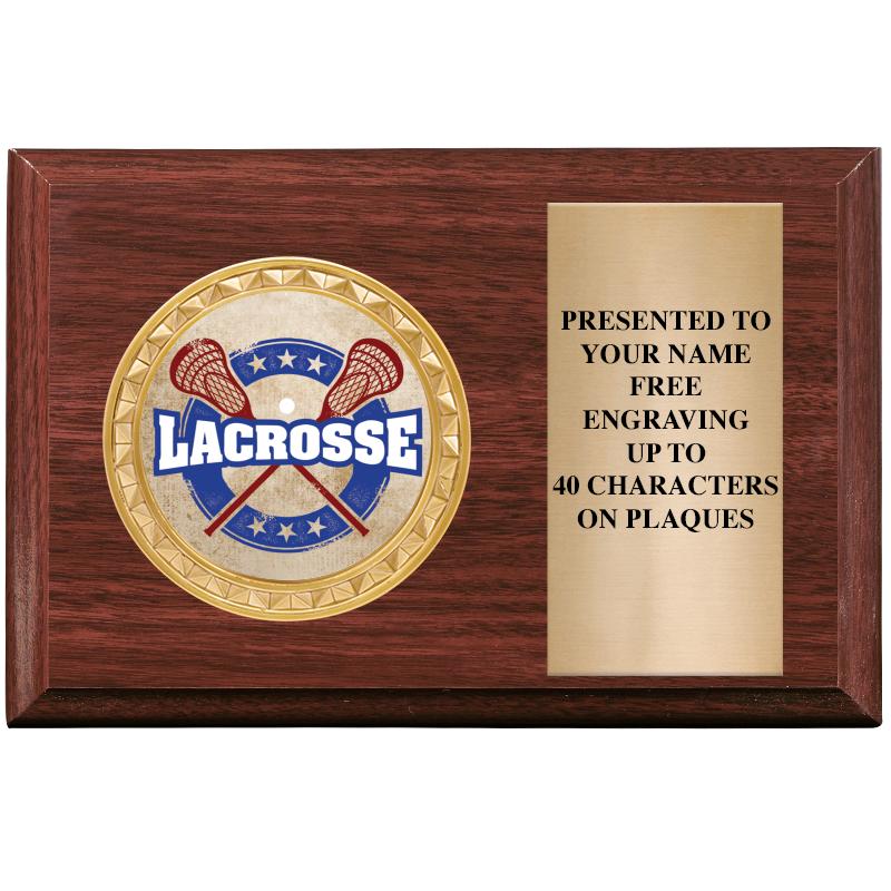 6" X 4" WOOD INSERT PLQ