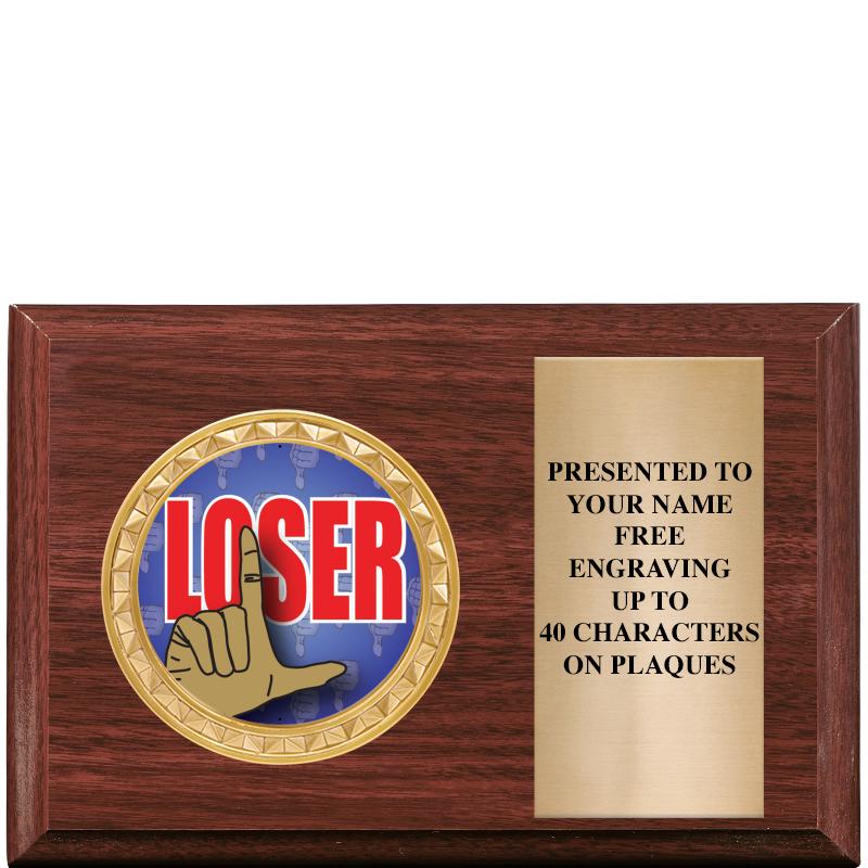 6" X 4" WOOD INSERT PLQ