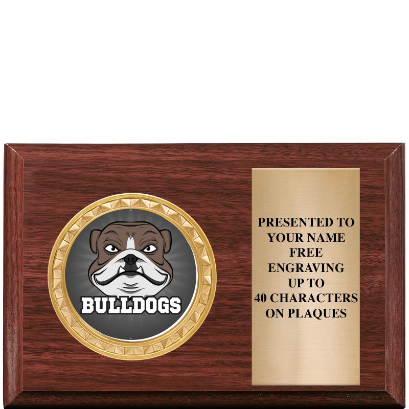 6" X 4" WOOD INSERT PLQ