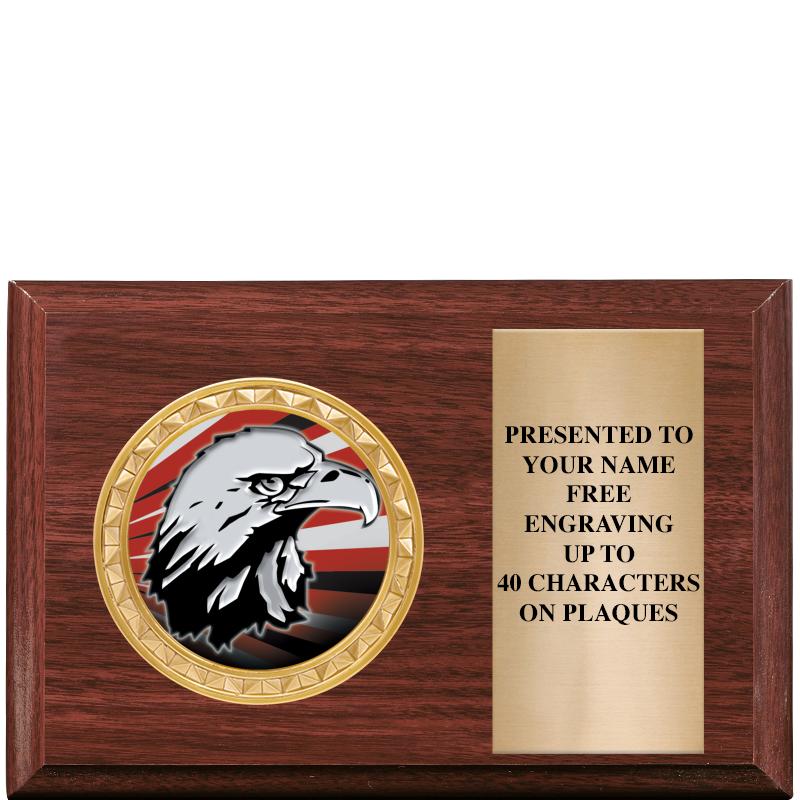 6" X 4" WOOD INSERT PLQ