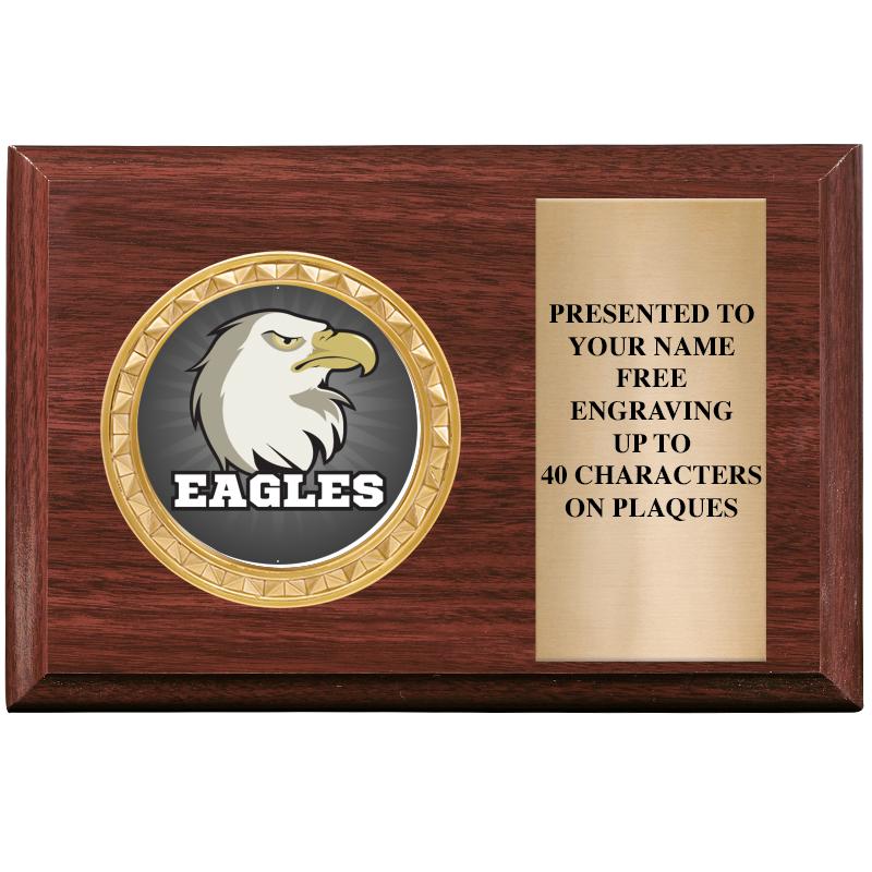 6" X 4" WOOD INSERT PLQ