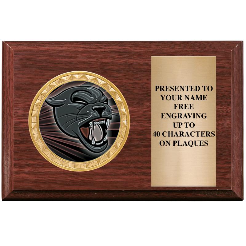 6" X 4" WOOD INSERT PLQ