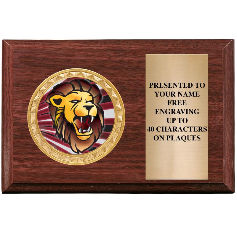 6" X 4" WOOD INSERT PLQ