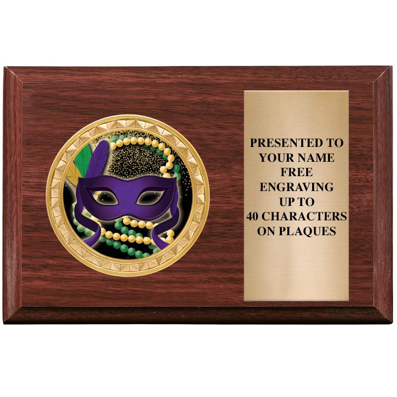 6" X 4" WOOD INSERT PLQ