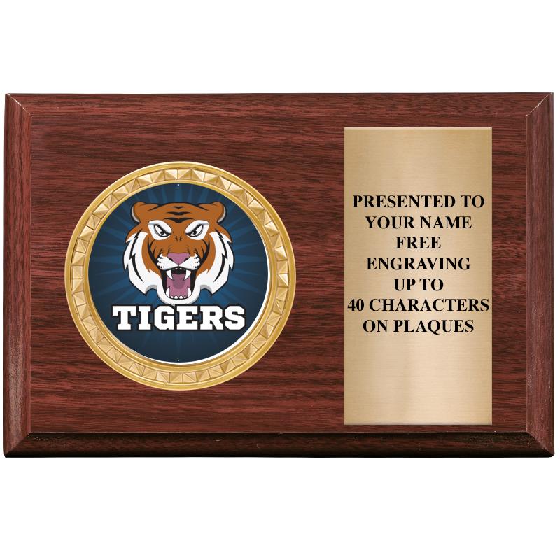 6" X 4" WOOD INSERT PLQ