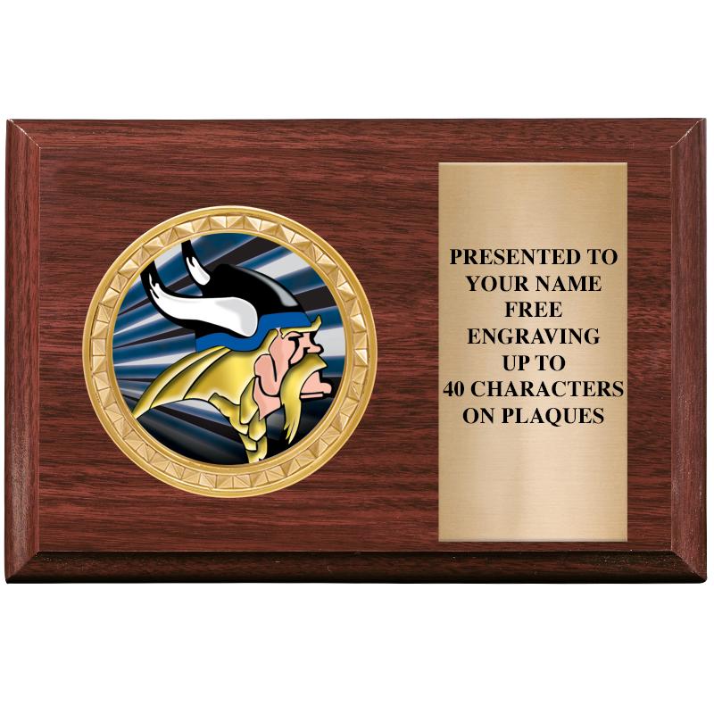 6" X 4" WOOD INSERT PLQ