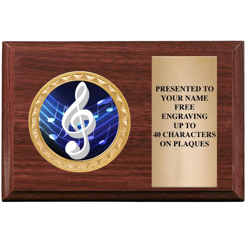 6" X 4" WOOD INSERT PLQ