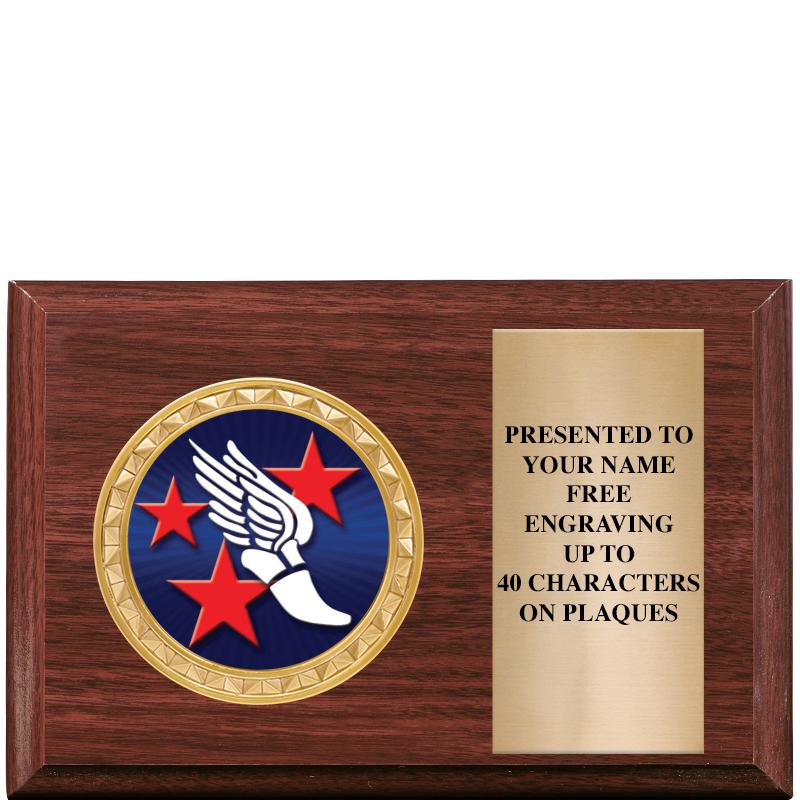 6" X 4" WOOD INSERT PLQ